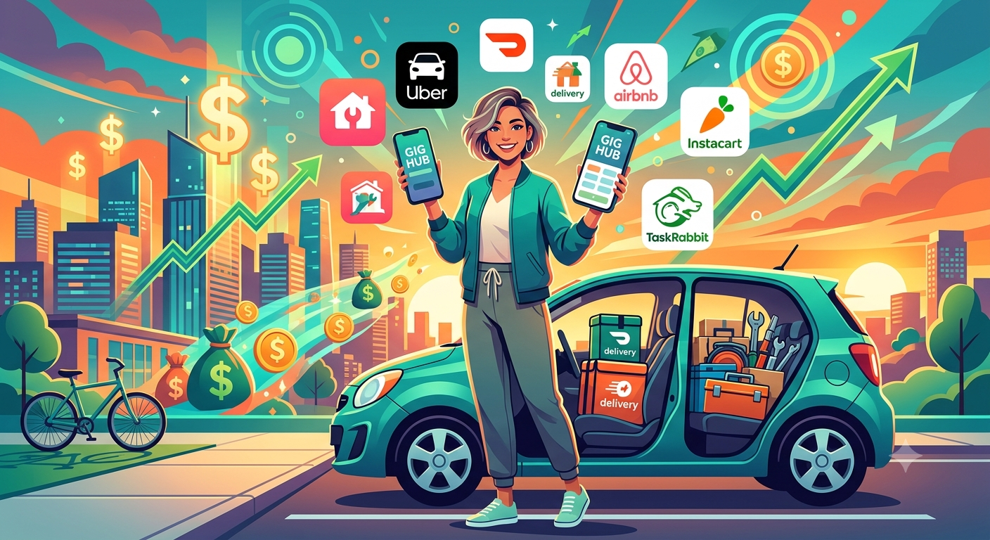 Gig Economy Guide: Making Money with Uber, DoorDash, and More